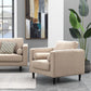Manhattan Comfort Arthur 2-Piece Tweed Armchairs | Armchairs | Modishstore-14
