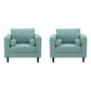 Manhattan Comfort Arthur 2-Piece Tweed Armchairs | Armchairs | Modishstore-2