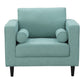 Manhattan Comfort Arthur 2-Piece Tweed Armchairs | Armchairs | Modishstore-5