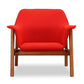 Manhattan Comfort Miller Grey and Walnut Linen Weave Accent Chair (Set of 2) | Accent Chairs | Modishstore-9