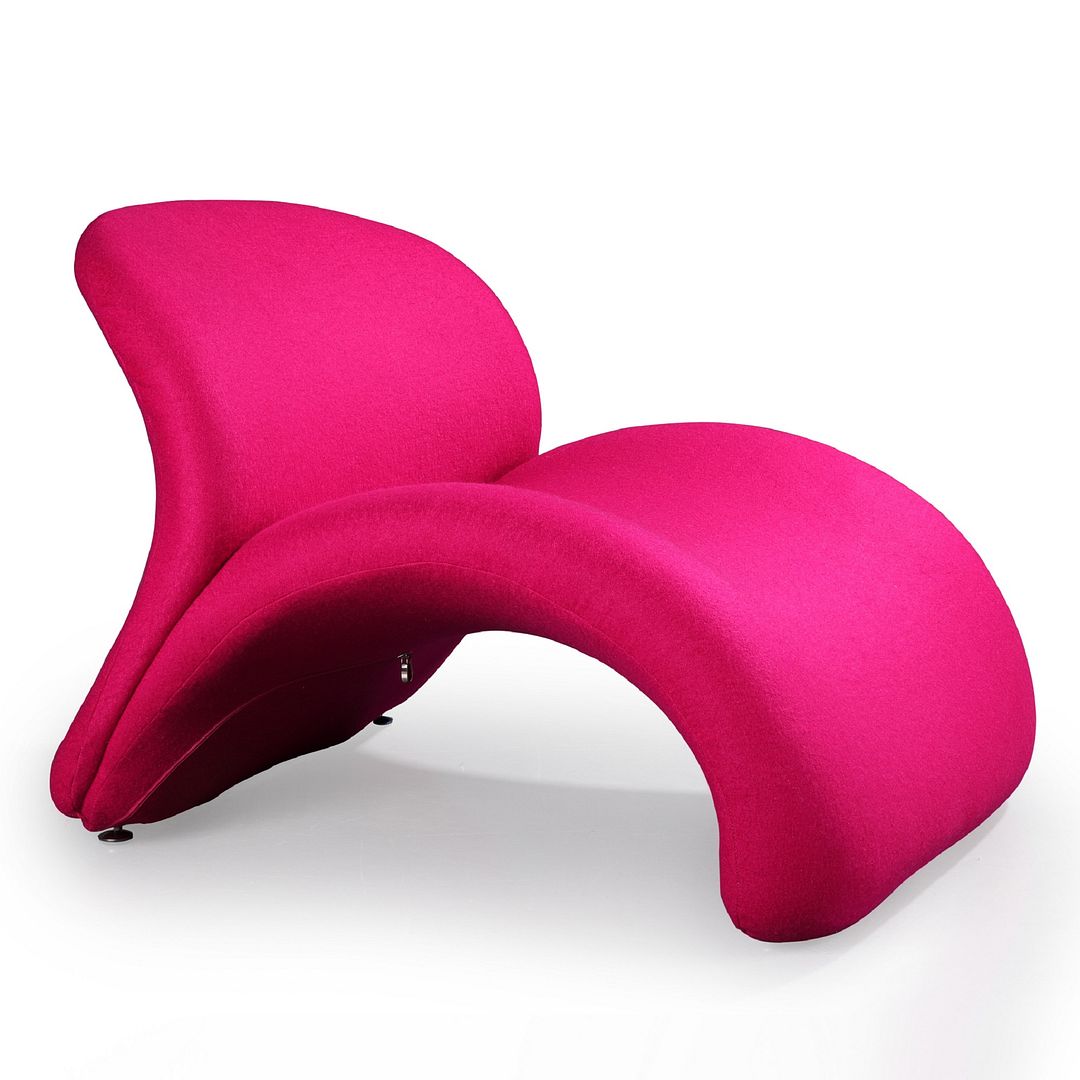 Manhattan Comfort Rosebud Fuchsia Wool Blend Accent Chair (Set of 2) | Accent Chairs | Modishstore-4