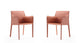 Manhattan Comfort Paris Coral Saddle Leather Armchair (Set of 2) | Armchairs | Modishstore-7