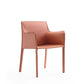 Manhattan Comfort Paris Coral Saddle Leather Armchair (Set of 2) | Armchairs | Modishstore-8
