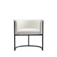 Manhattan Comfort Bali Saddle and Black Faux Leather Dining Chair | Dining Chairs | Modishstore - 8