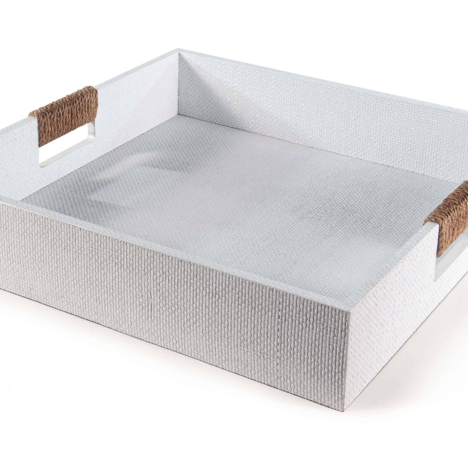 Logia Square Tray Large Grey By Regina Andrew | Trays & Pedestals | Modishstore - 11