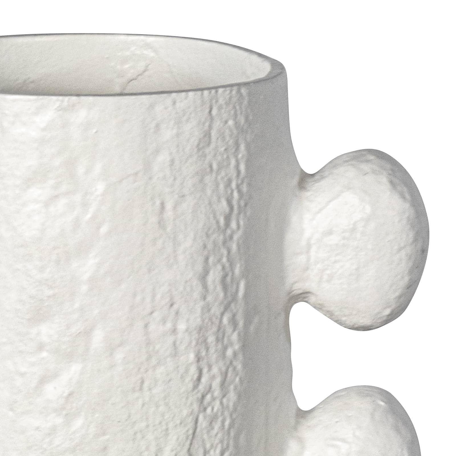 Sanya Metal Vase Large White By Regina Andrew | Vases | Modishstore - 5