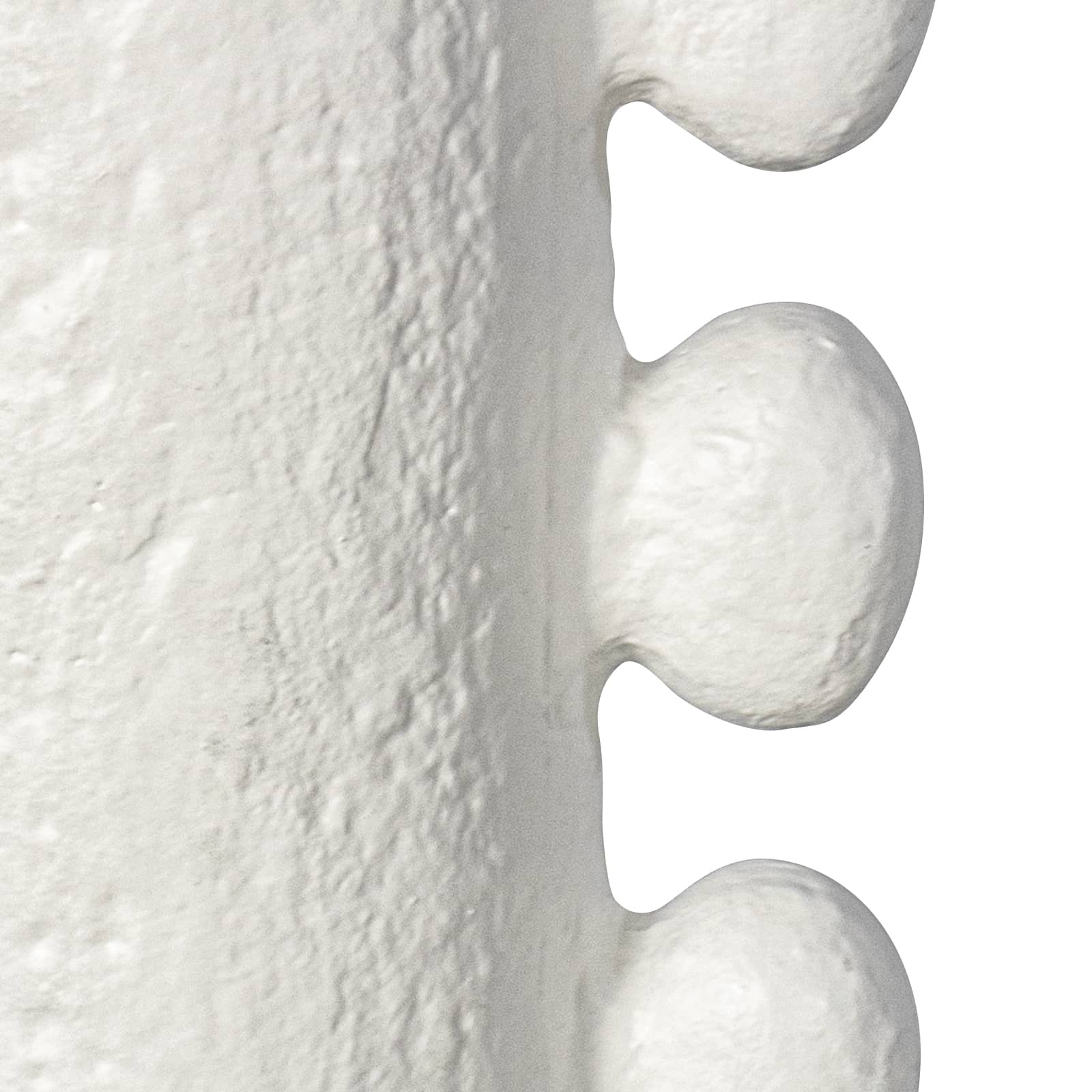 Sanya Metal Vase Large White By Regina Andrew | Vases | Modishstore - 4