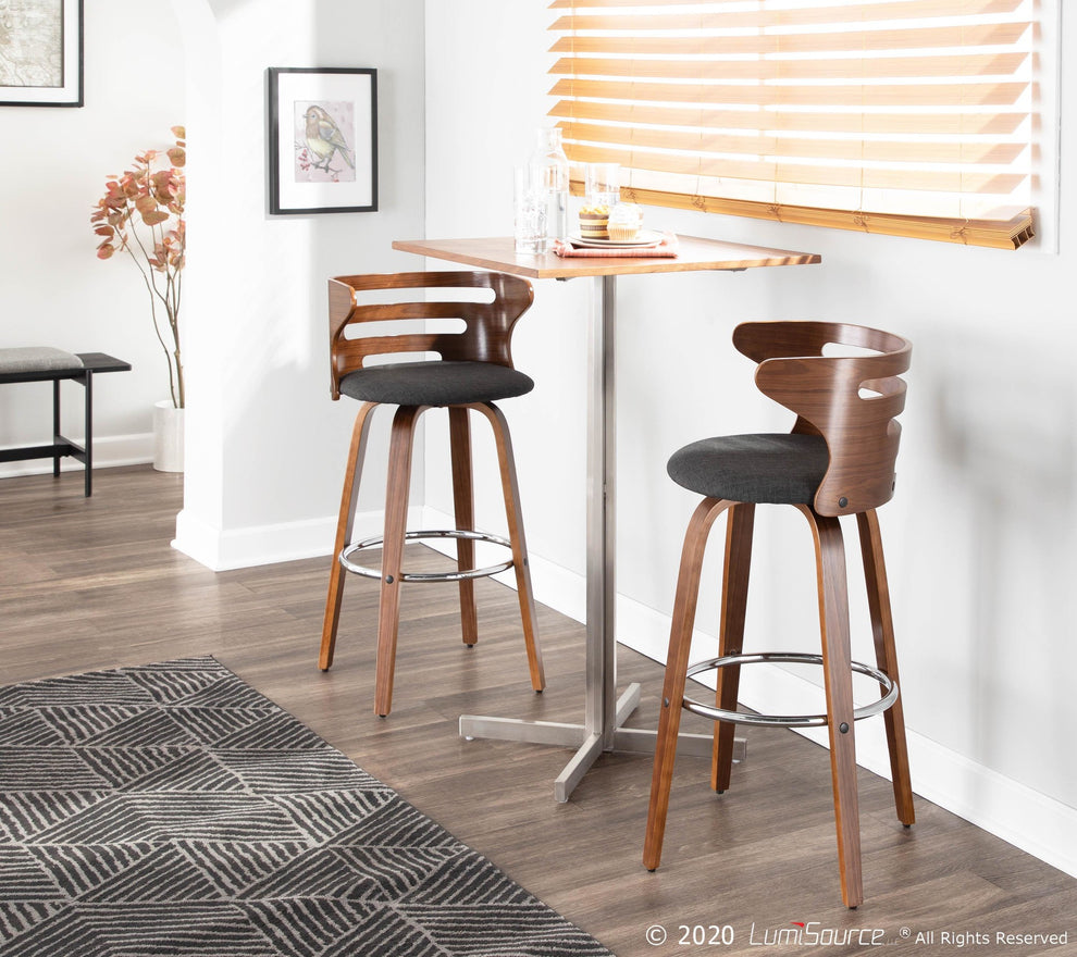 LumiSource Cosini Barstool - Set of 2 | Modishstore | Counter Stools