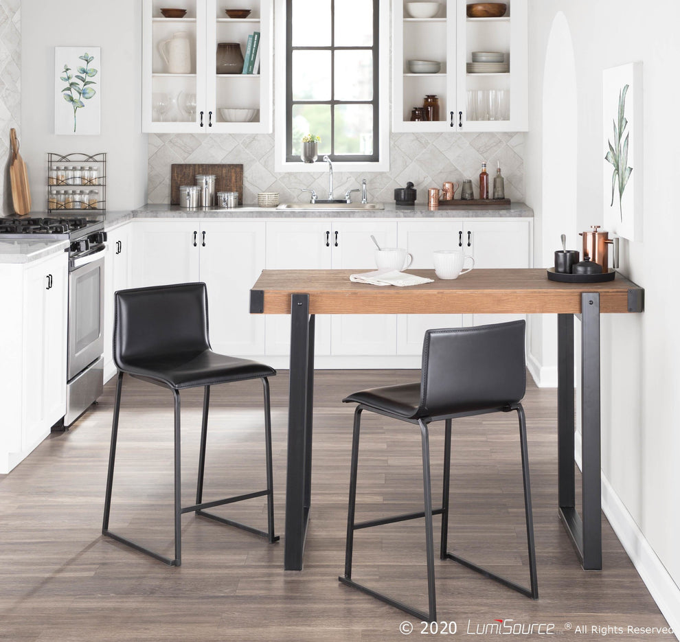 LumiSource Mara Counter Stool - Set of 2 | Modishstore | Counter Stools