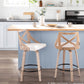 LumiSource Charlotte Counter Stool - Set of 2 | Modishstore | Counter Stools