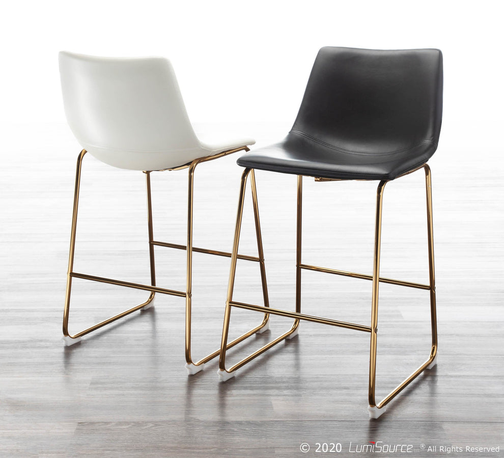 LumiSource Duke Counter Stool - Set of 2-2