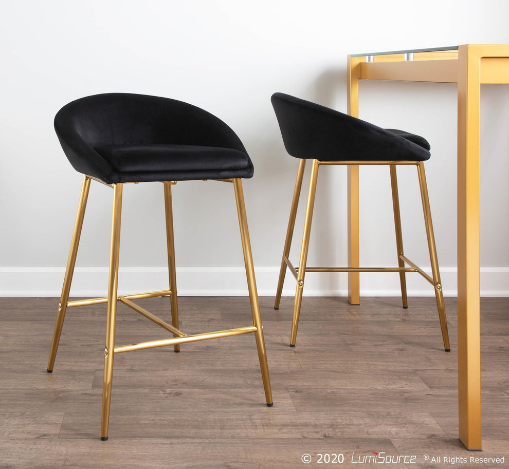 LumiSource Matisse Counter Stool - Set of 2 | Modishstore | Counter Stools