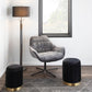 LumiSource Wayne Swivel Lounge Chair | Modishstore | Lounge Chairs
