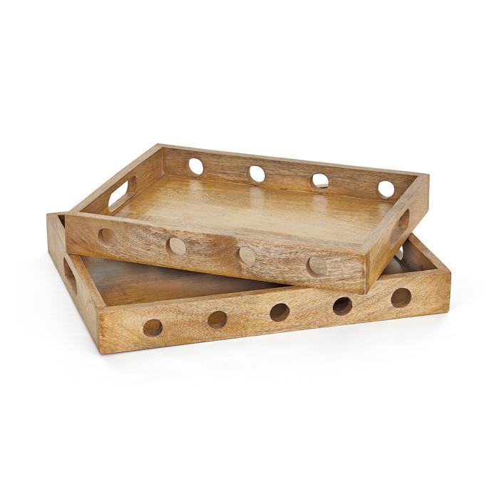 Set Of Two Sorriso Trays by GO Home
