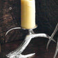 Roost Polished Antler Candlesticks & Pillar Holders