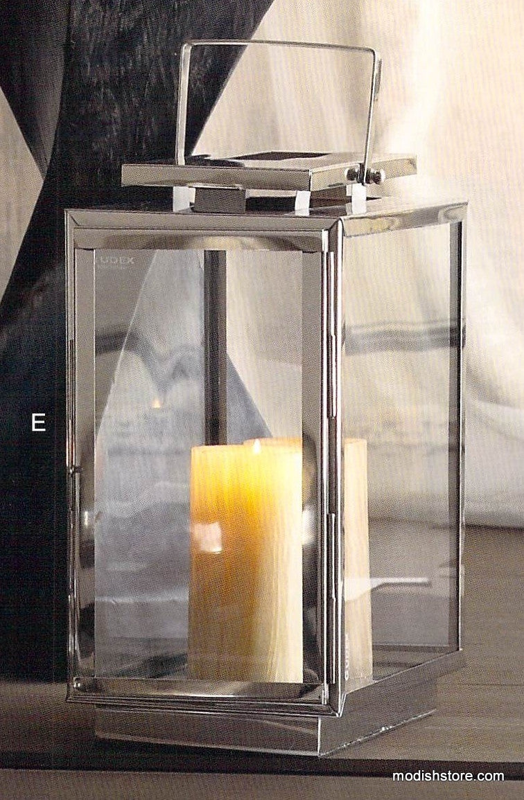 Roost Modern Nickel Mirror Lantern- out of stock
