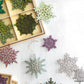 Roost Shimmering Snowflake Ornament Sets