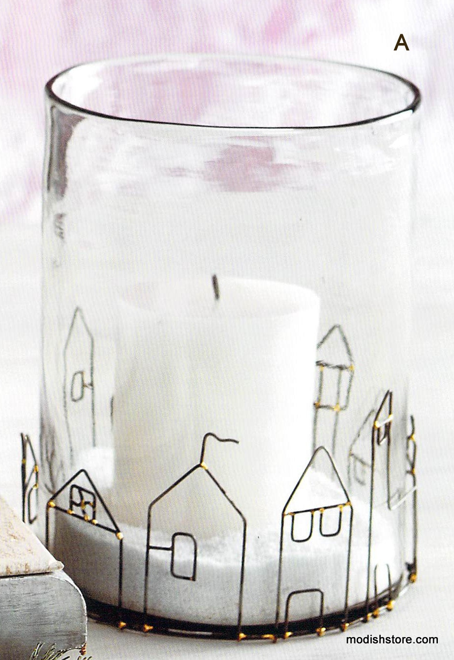 Roost Candlelit Village Hurricanes & Votive Holder