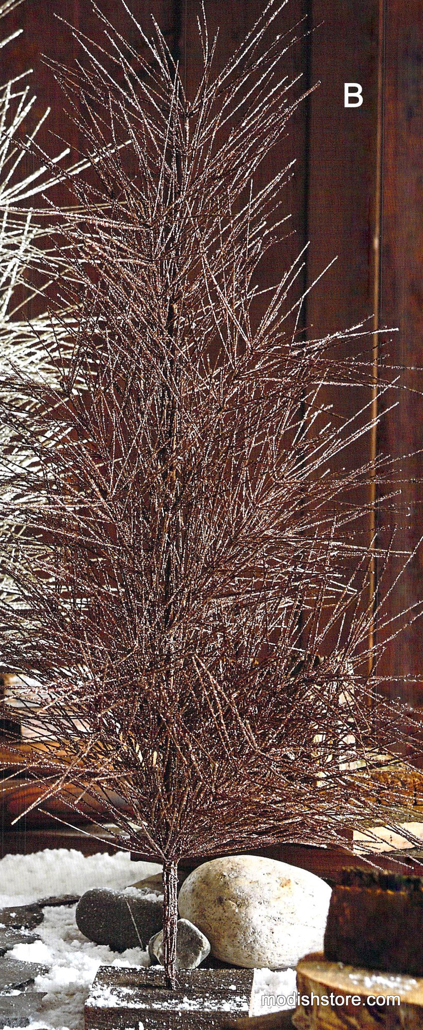 Roost Metallic Glitter Trees - Set Of 2