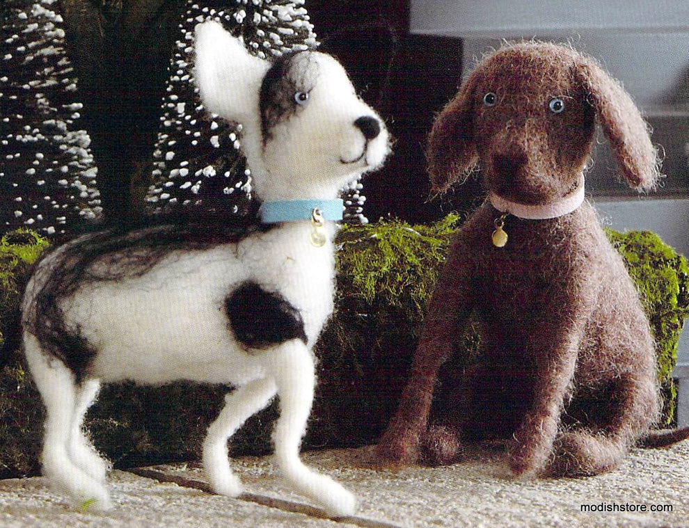 Roost Downtown Hound Ornaments - Set Of 5