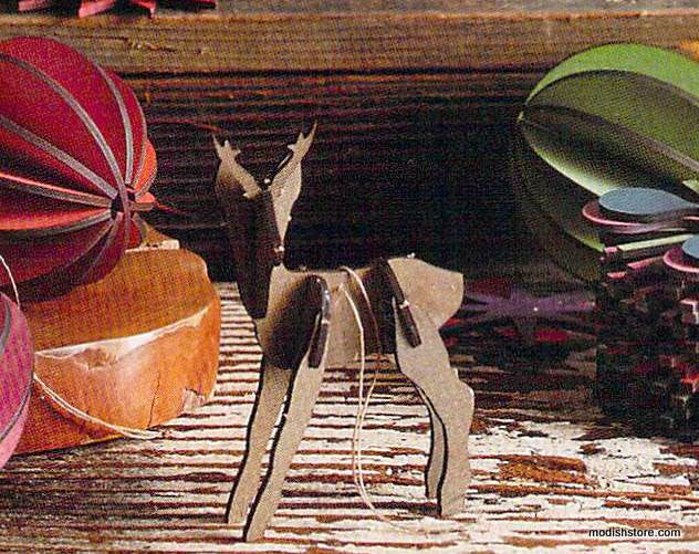 Roost Mini Green Boreal Trees & Forest Friend Ornaments