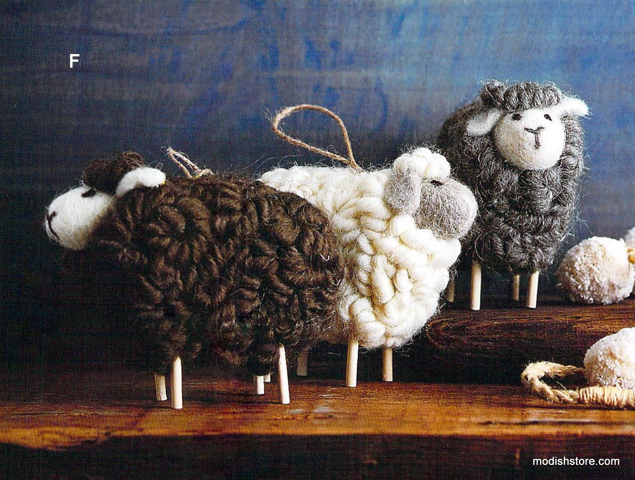 Roost Felty Flocks of Sheep - Set Of 3