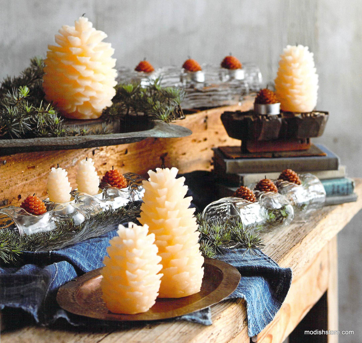 Roost Pine Cone Candles