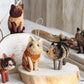 Roost Brushy Kitty Ornaments - Set Of 12