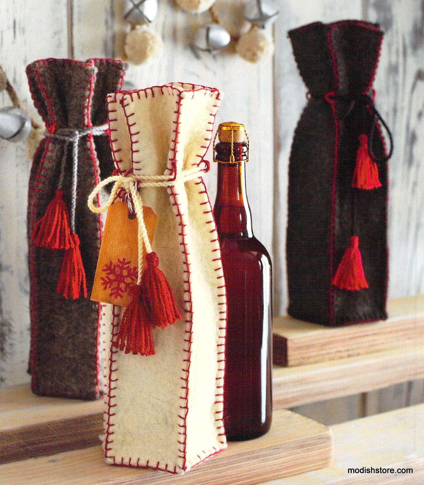 Roost Wooly Wine Bags - Set of 6