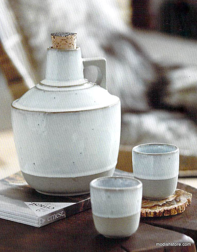 Roost Ceramic Growler & Cups