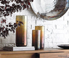 Metallico Vases - Set Of 2