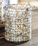Roost Canyon Mosaic Glass Hurricane & Votive Holder