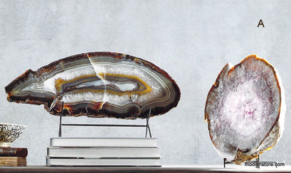 Roost Crystal Slabs & Mineral Stand