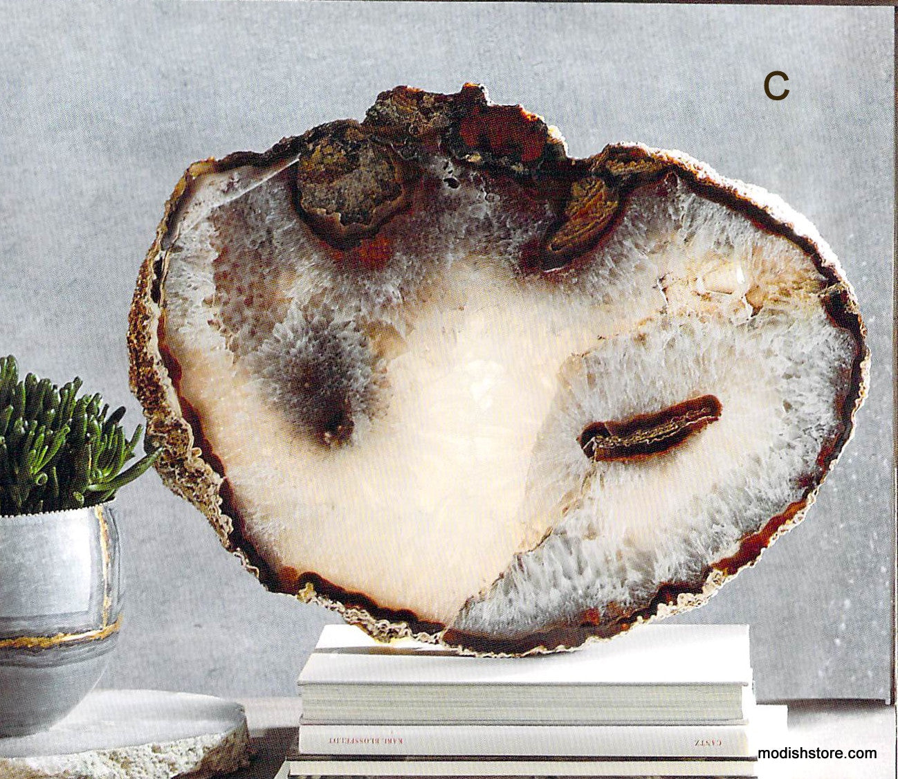 Roost Crystal Slabs & Mineral Stand