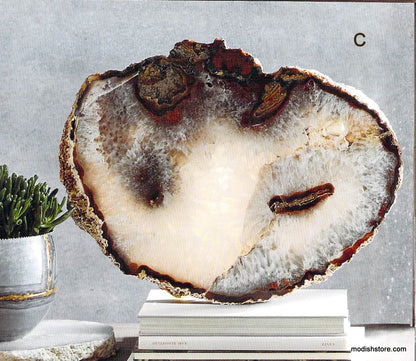 Roost Crystal Slabs & Mineral Stand