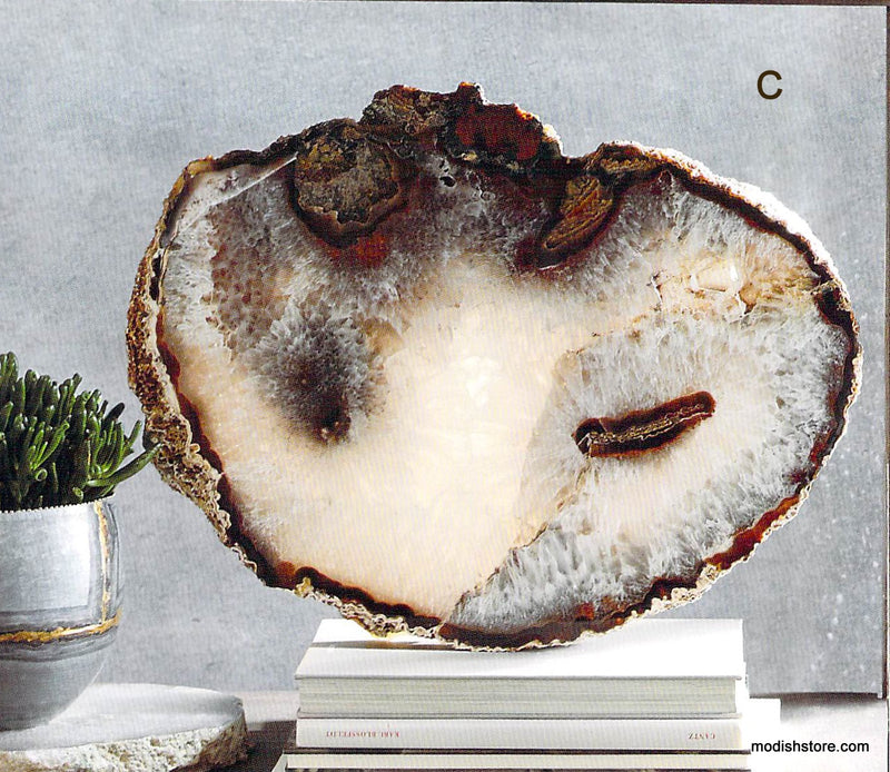 Roost Crystal Slabs & Mineral Stand