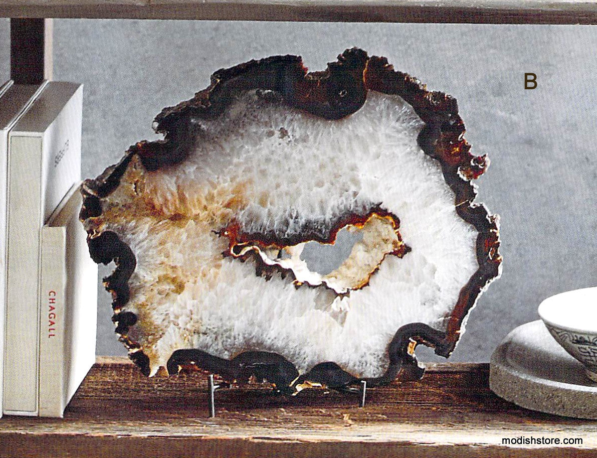 Roost Crystal Slabs & Mineral Stand