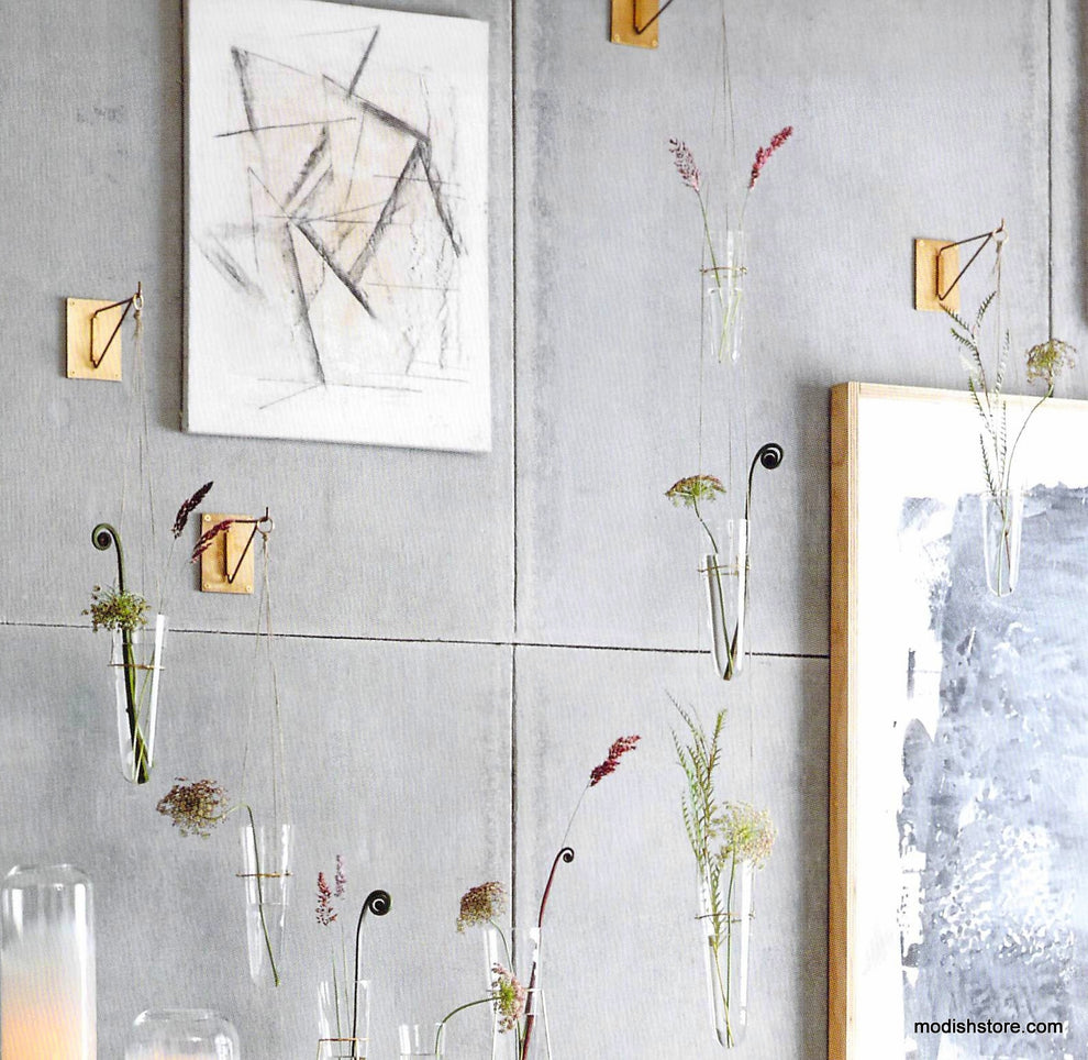 Roost Brass Ring Hanging Vases