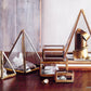Roost Brass Pyramid Display Boxes - Small - Set Of 3