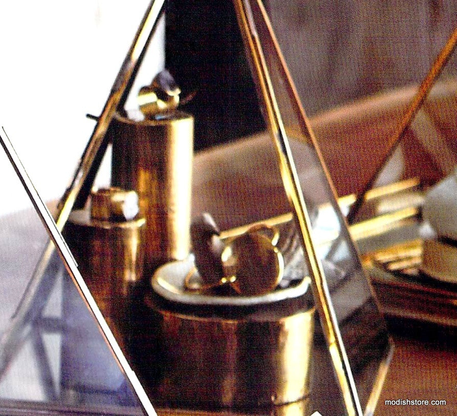 Roost Antiqued Brass Display Pillars