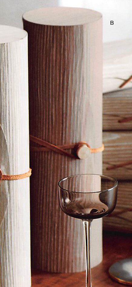 Roost Cerused Oak Wine Cylinders