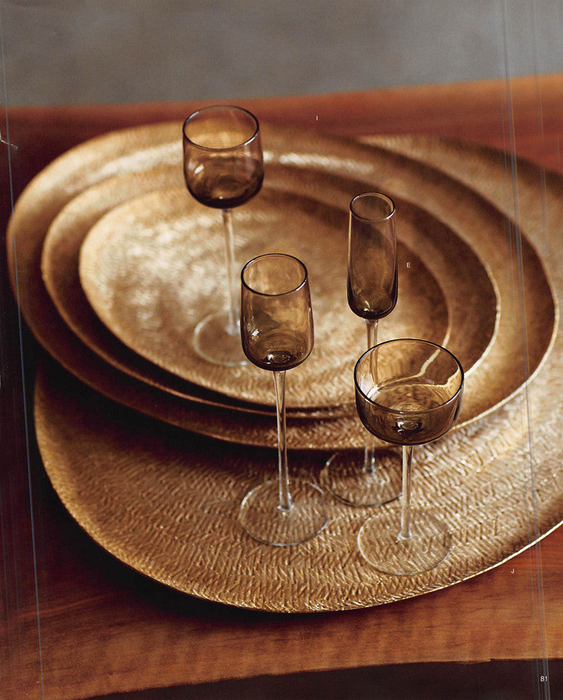 Roost Aureus Chased Metal Trays
