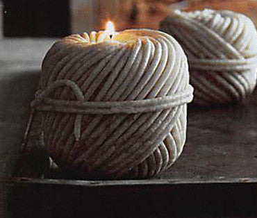 Roost Bell o' Twine Candle