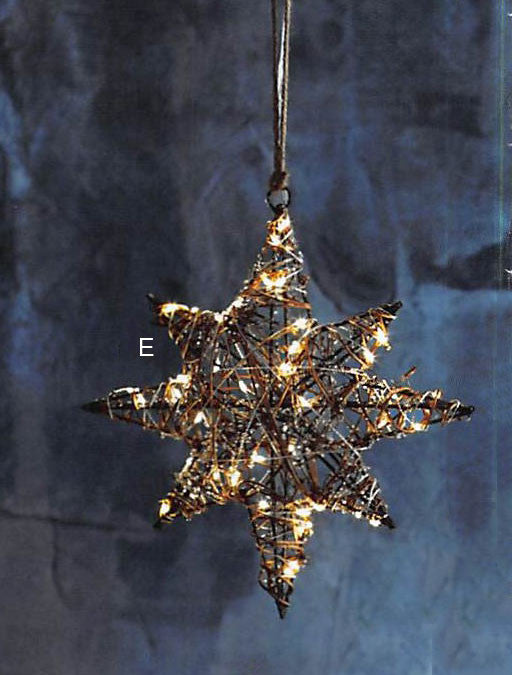 Roost Icy Willow Vine Lighted Stars & Spheres