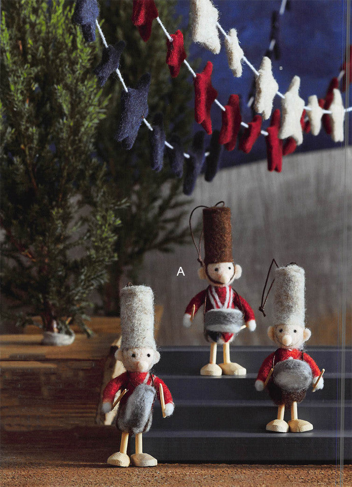 Roost Drummer Boy Ornaments - Set Of 18