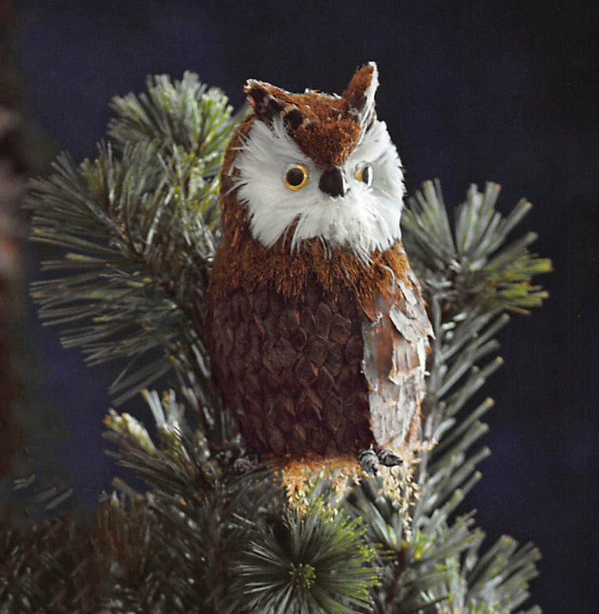 Roost Botanic Owl Tree Toppers - Set Of 3