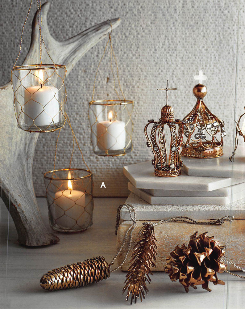 Roost Wire-Wrapped Hanging Votive Holder - Set Of 24