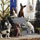 Roost Downtown Hound Ornaments - Set Of 5