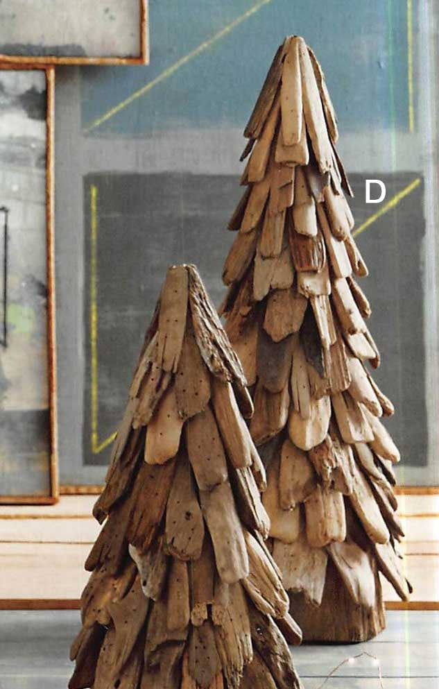 Roost Driftwood Cone Trees