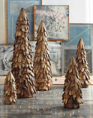 Decorative Rustic Driftwood Cone Trees